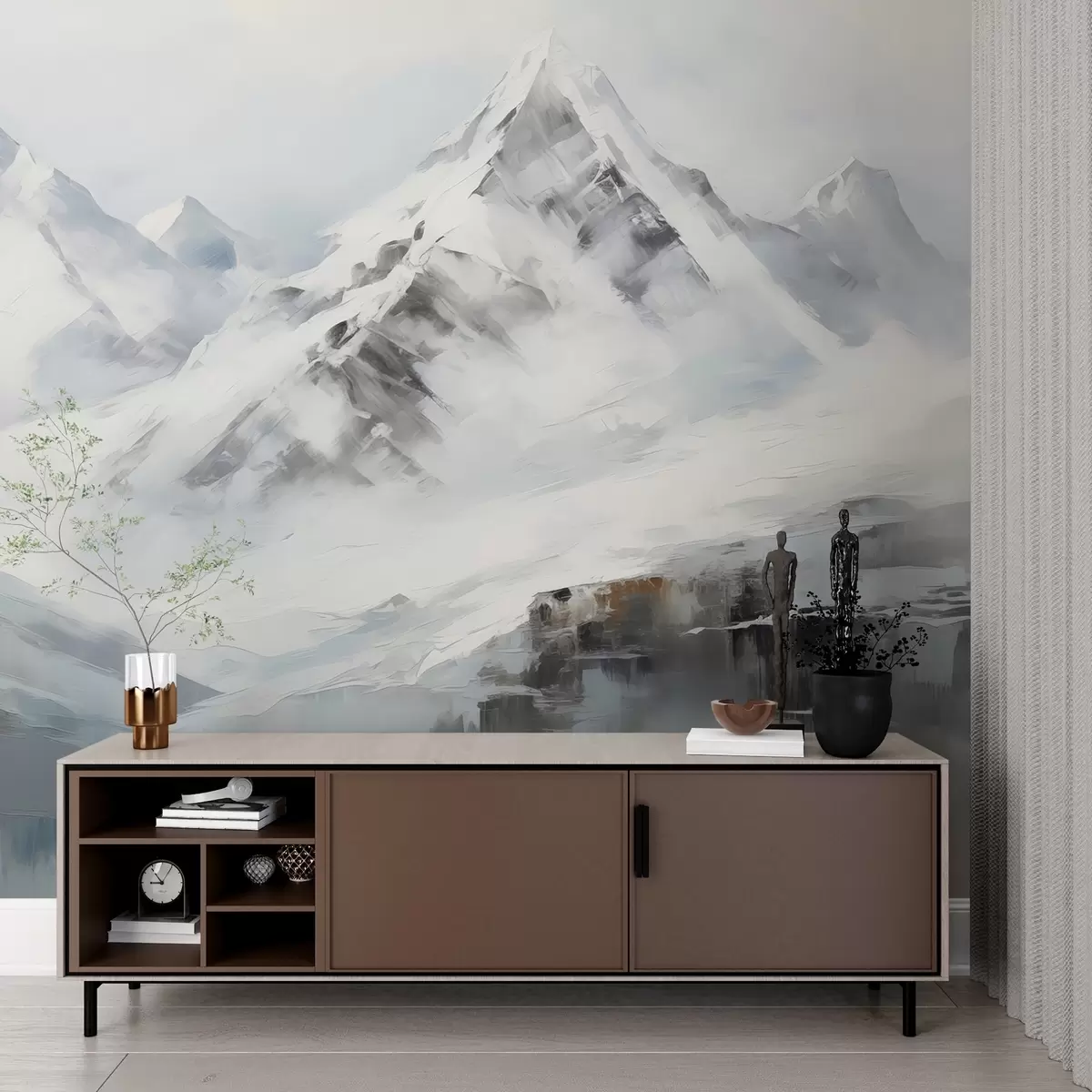 wall murals Стилизоване планине w02681