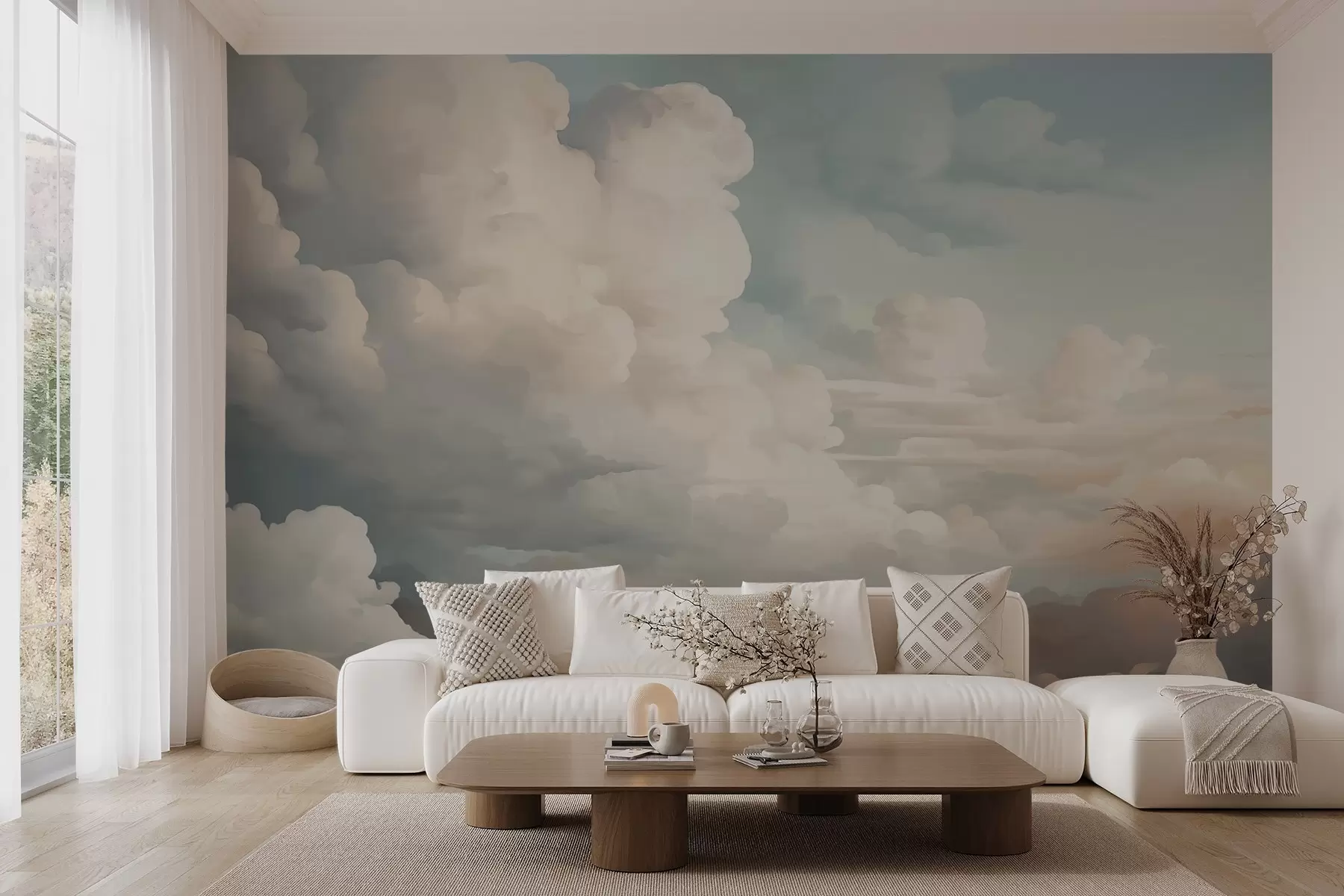 wall murals Велики облаци имитација слике w02731
