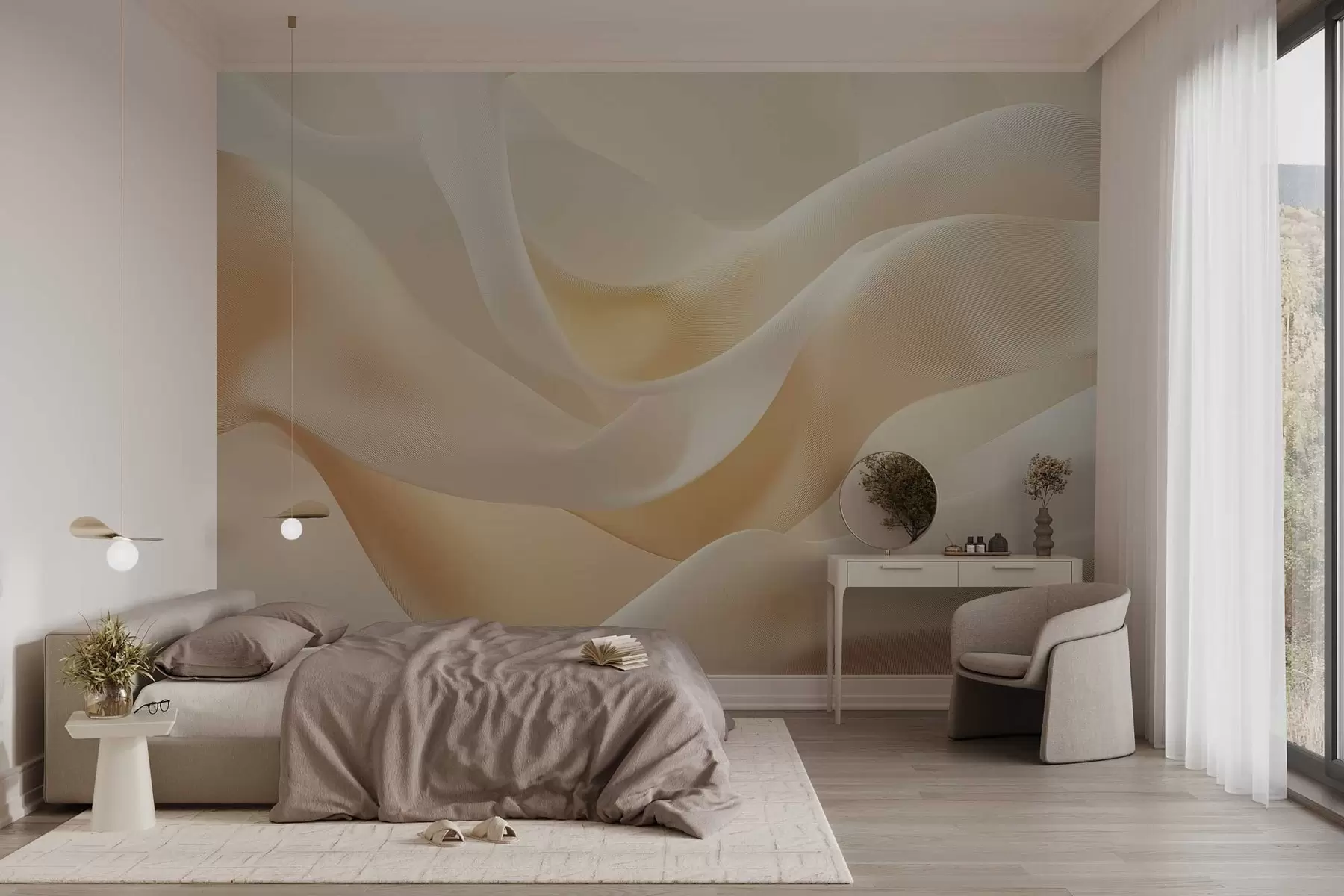 wall murals имитација свилене тканине w02765