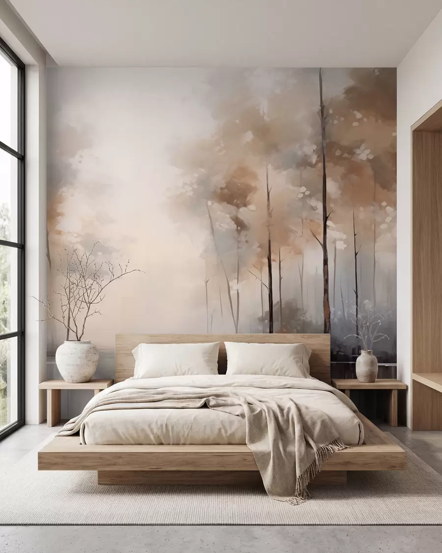 wall murals Магловита шума поред баре w02758