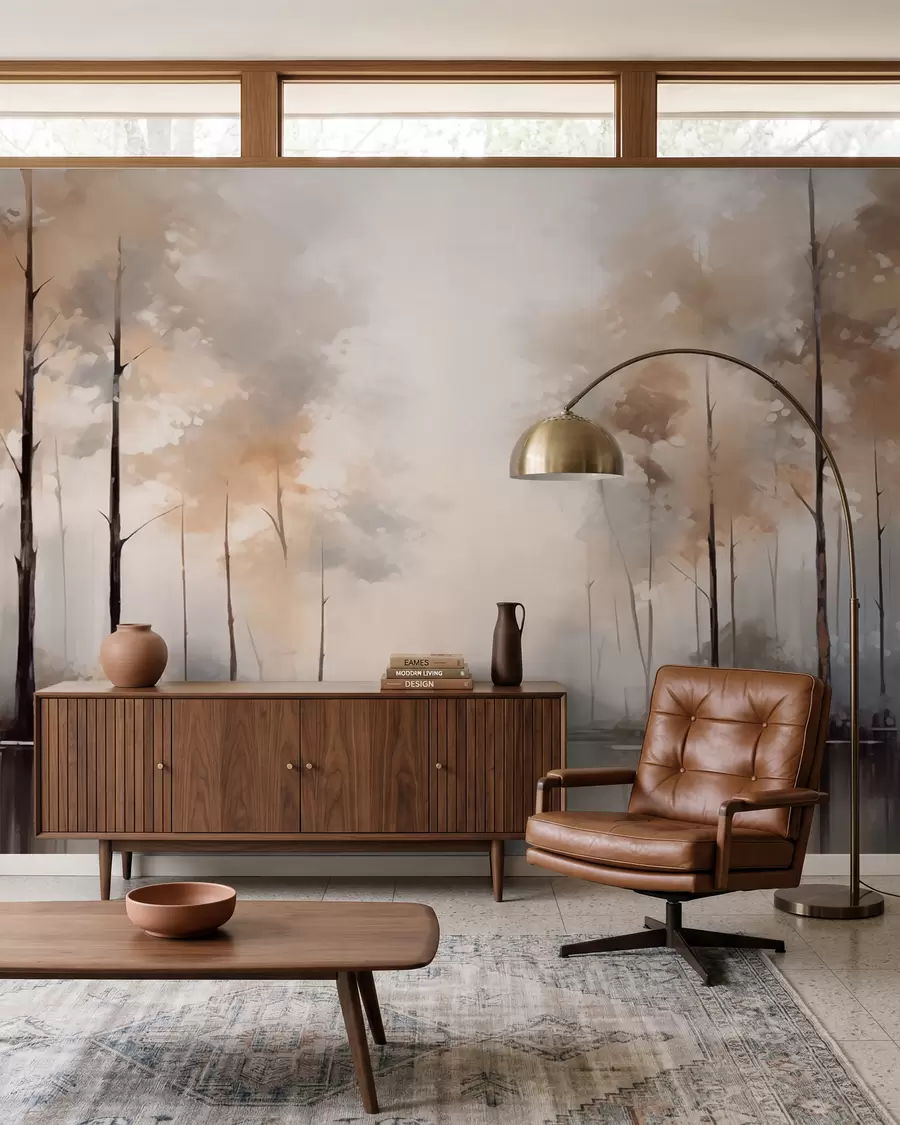 wall murals Магловита шума поред баре w02758