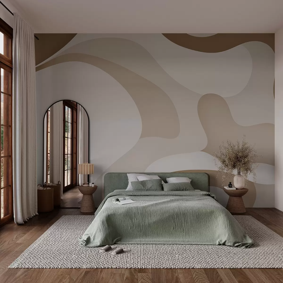 wall murals Апстрактни таласи w02760v1