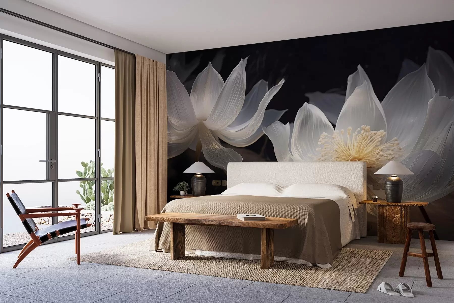 wall murals Бујно драгоцено цвеће w02846