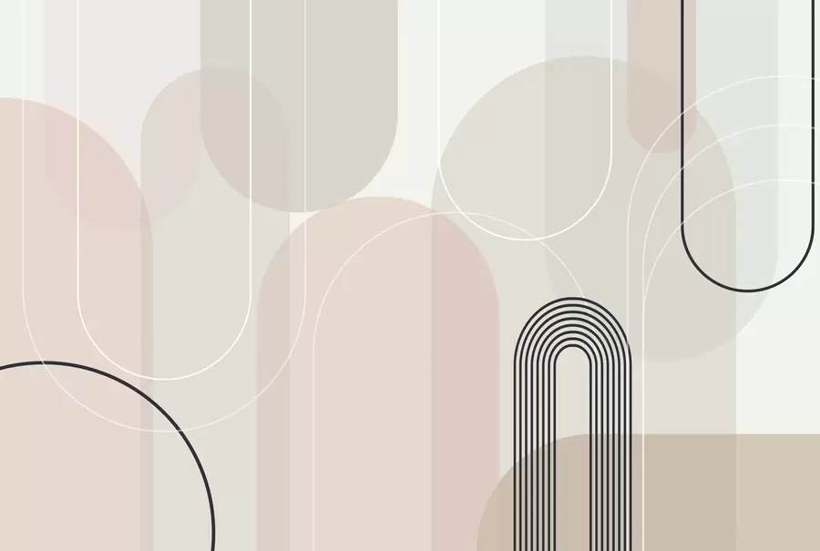 wall murals Стилски минималистички лукови w02826