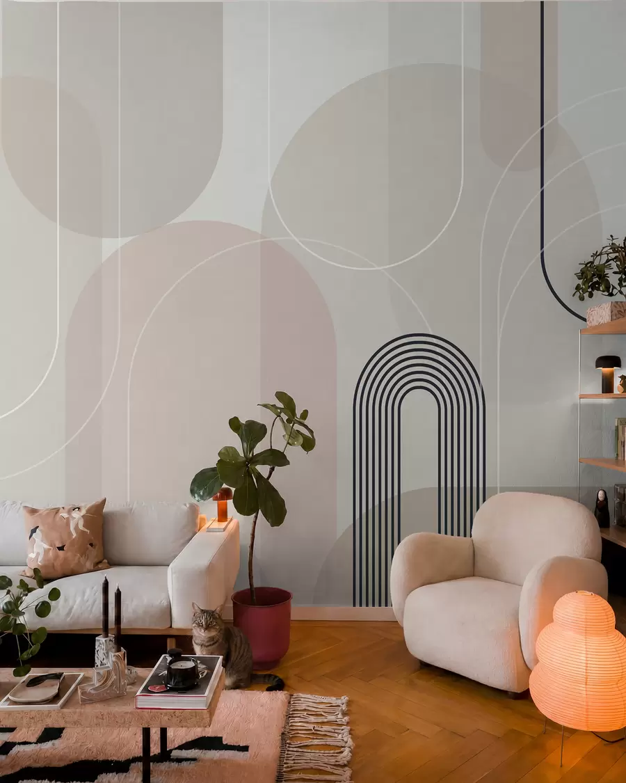 wall murals Стилски минималистички лукови w02826