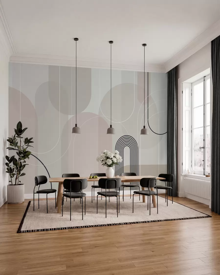 wall murals Стилски минималистички лукови w02826