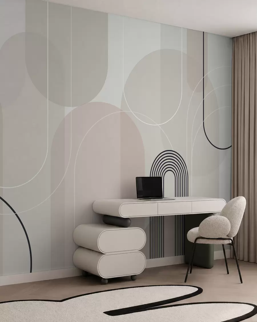 wall murals Стилски минималистички лукови w02826