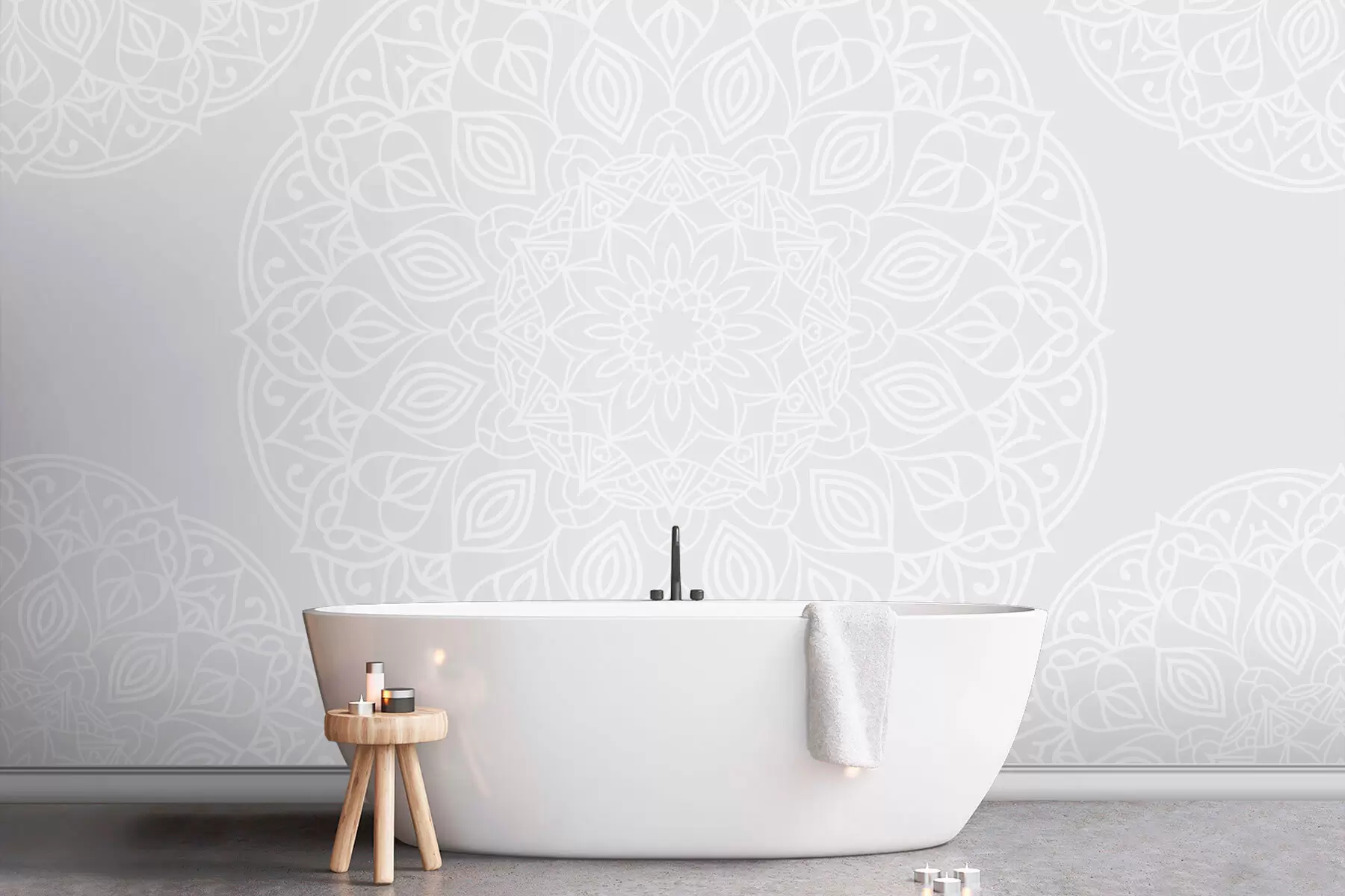 wall murals Елегантна геометрија мандале w02832