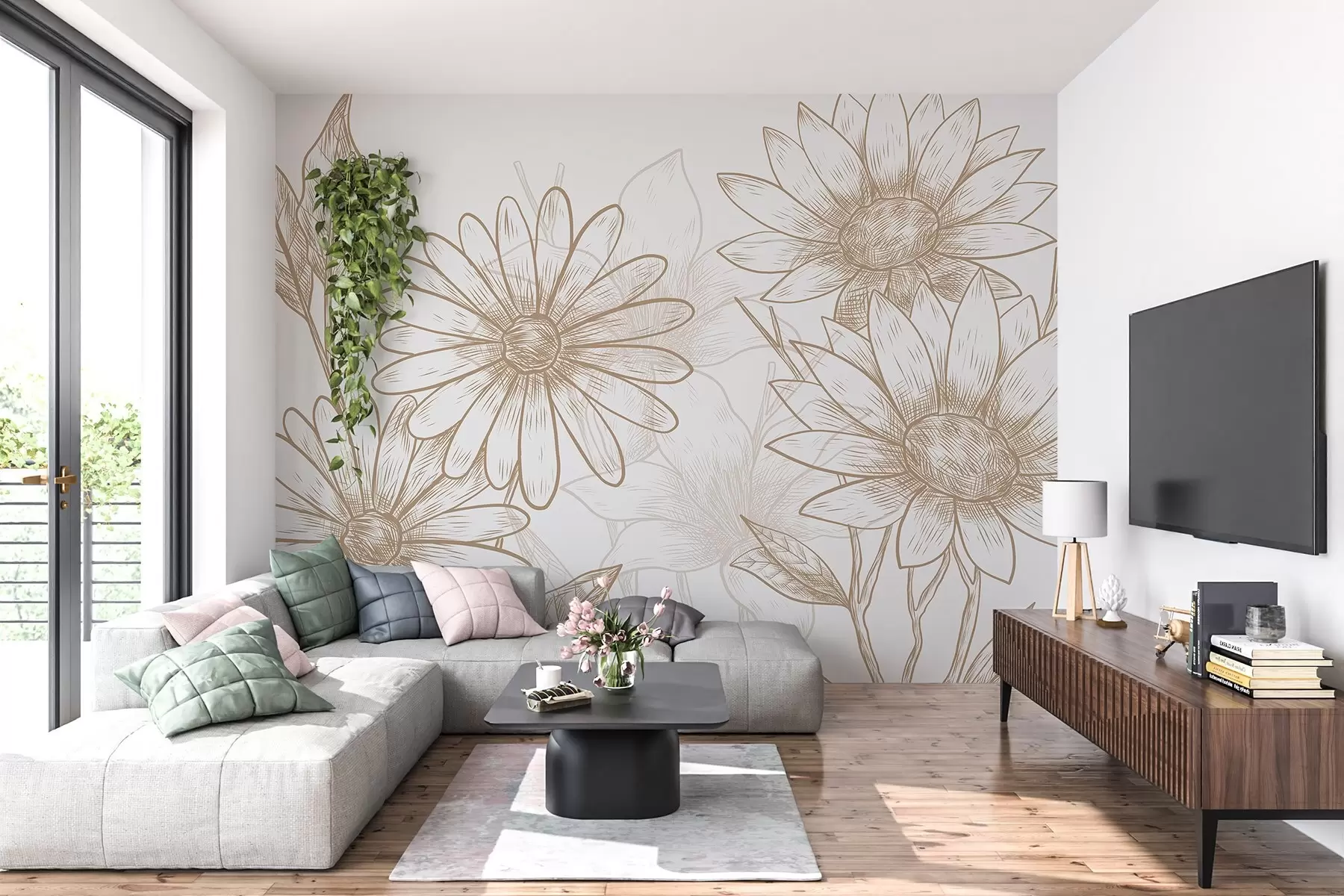 wall murals Тратинчице у топлим одељцима w02787