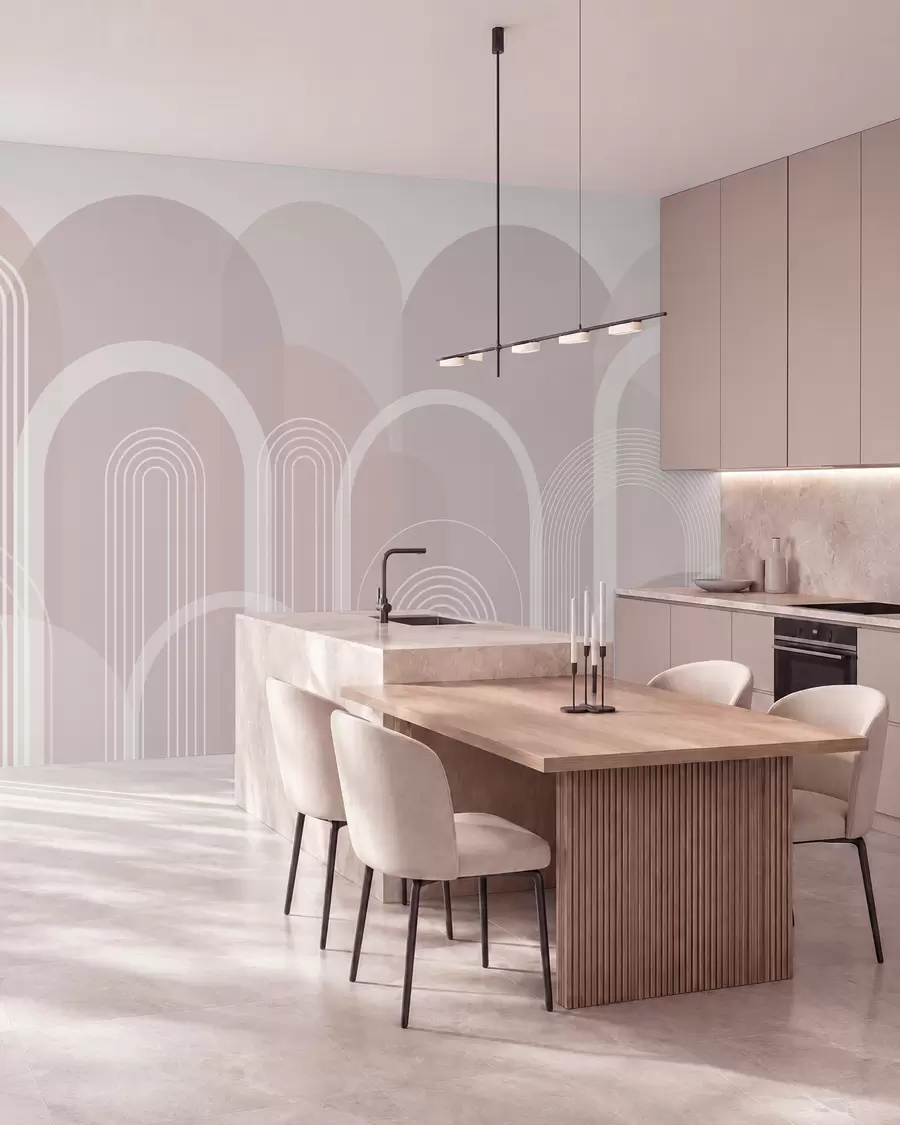 wall murals Бохо геометријски лукови w02935