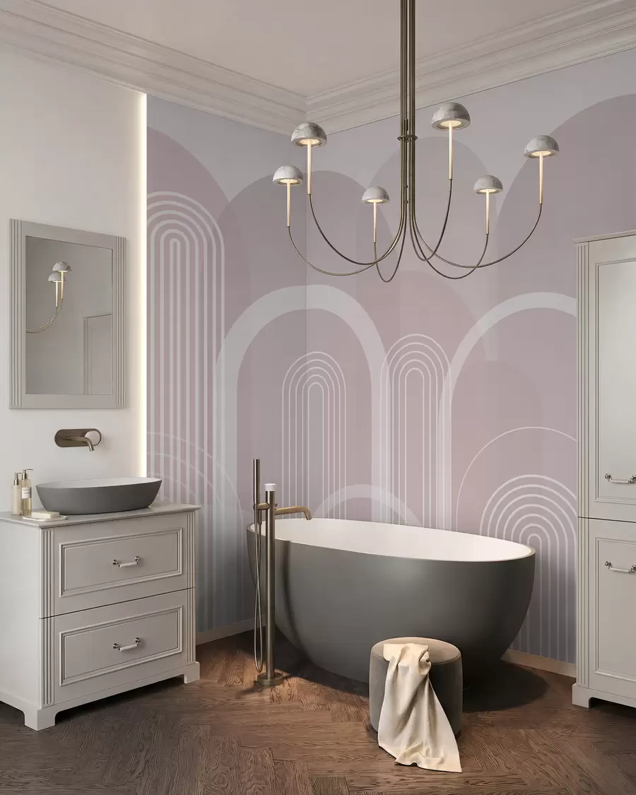 wall murals Бохо геометријски лукови w02935