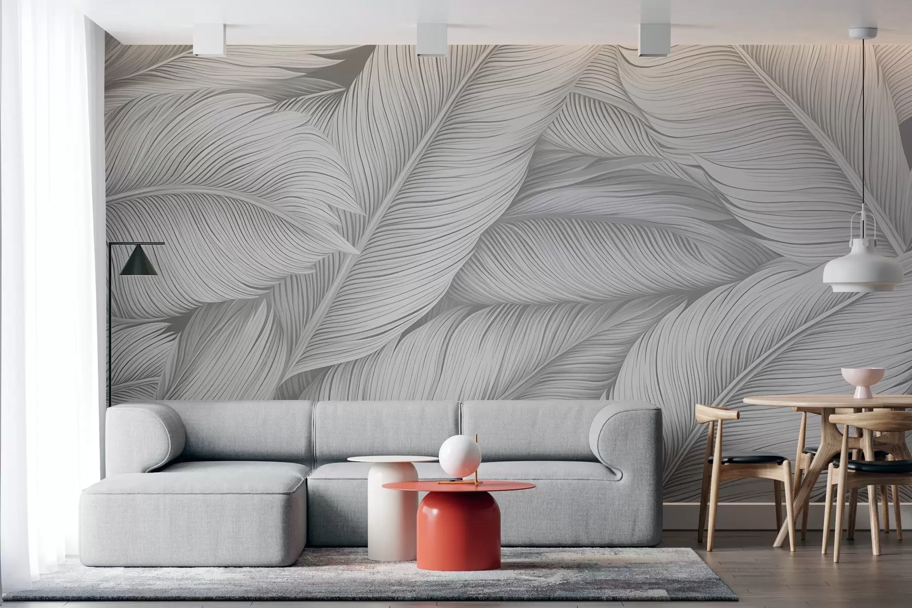 wall murals Велико обојено перје w02973