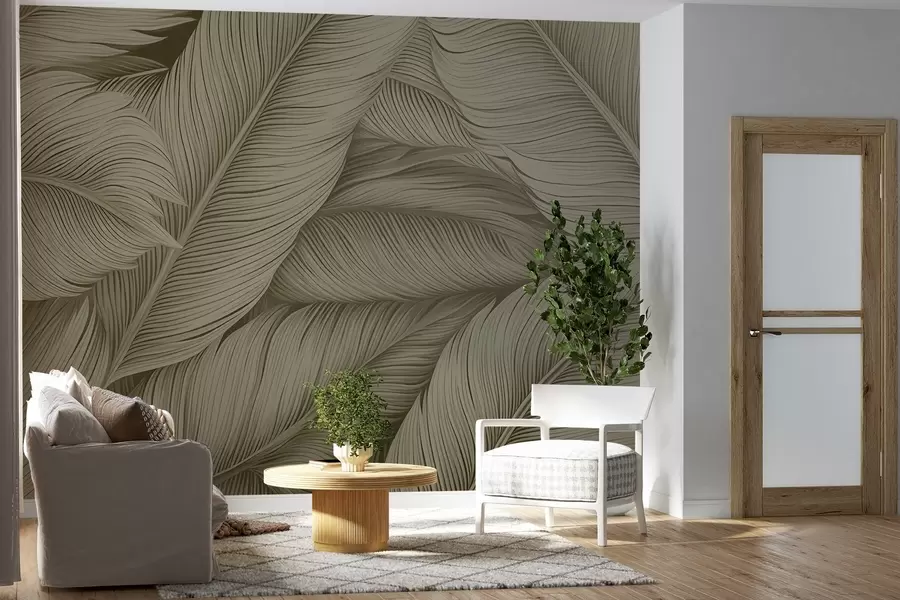 wall murals Велико обојено перје w02973v2