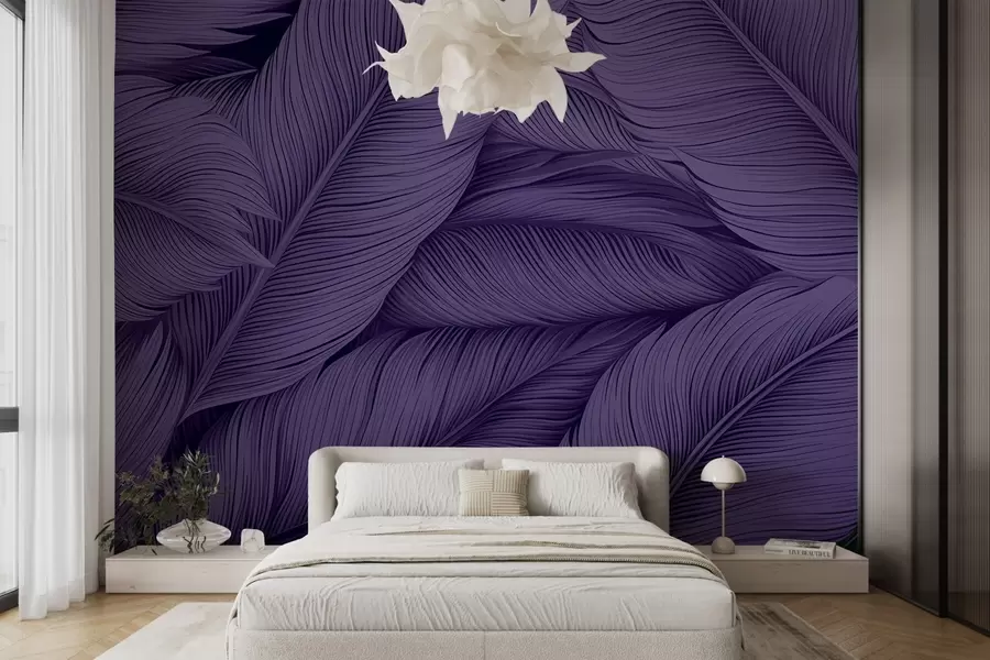 wall murals Велико обојено перје w02973v3