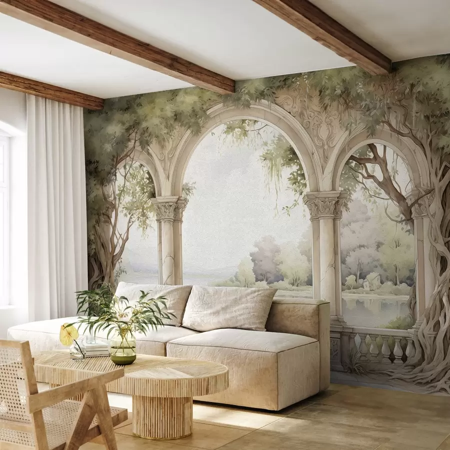 wall murals Цртеж уљаним стилом арх w02976
