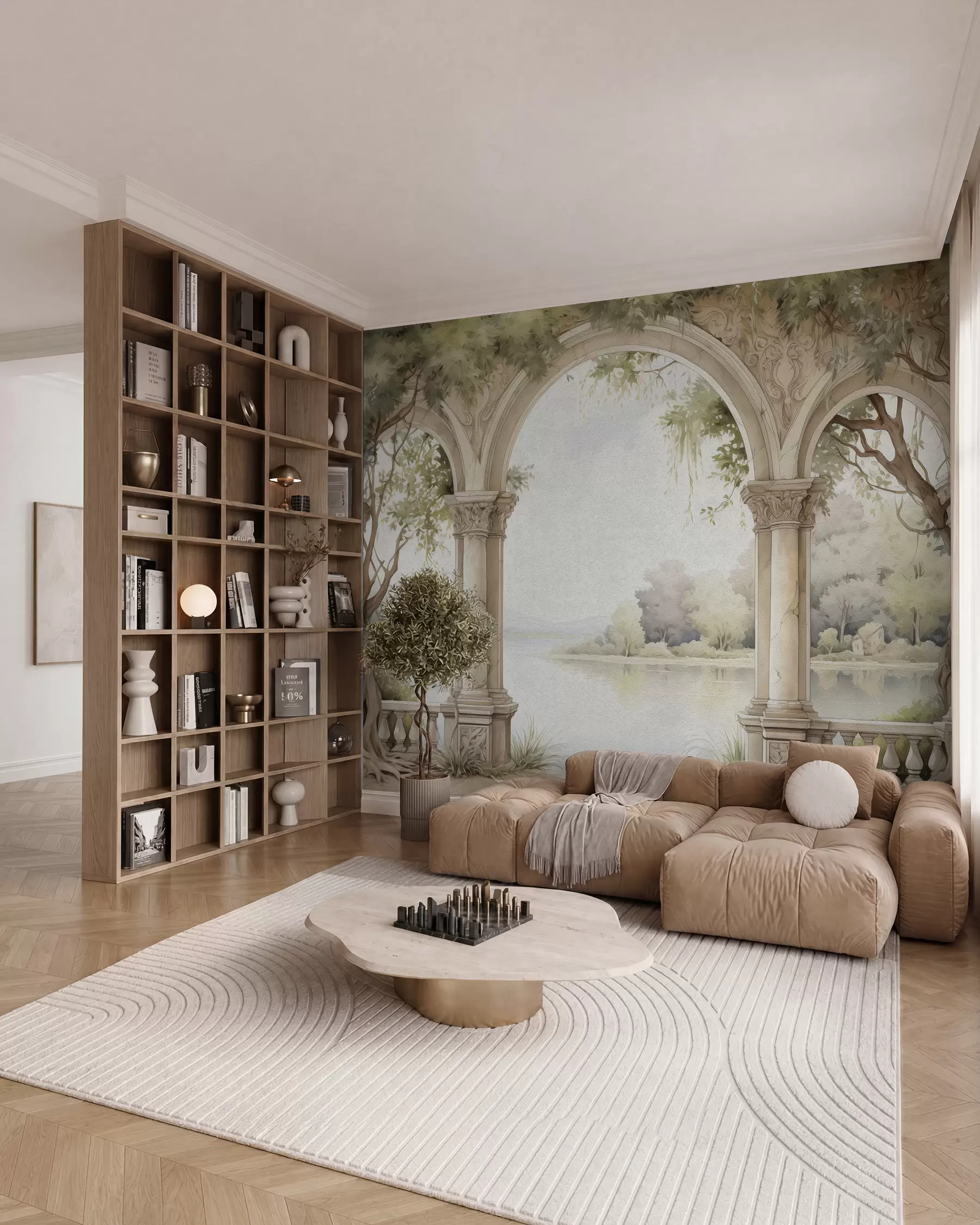 wall murals Цртеж уљаним стилом арх w02976