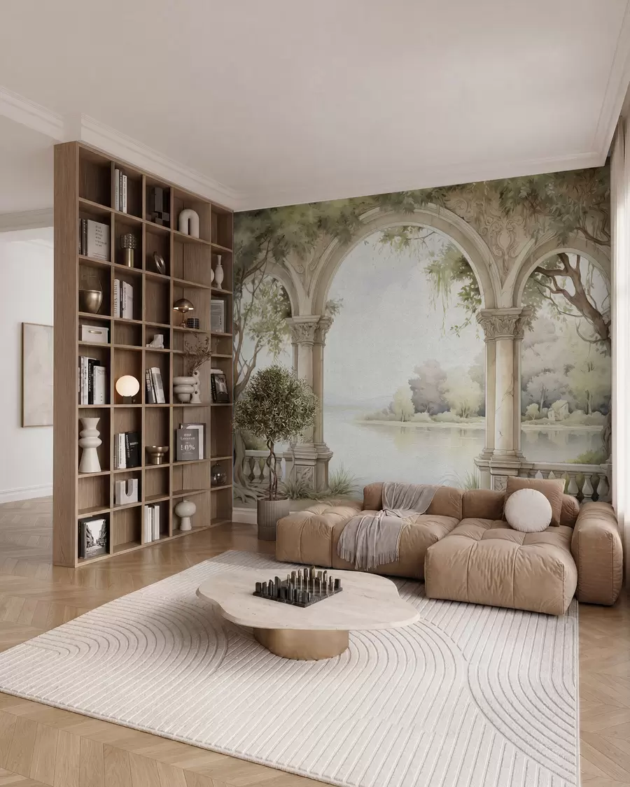 wall murals Цртеж уљаним стилом арх w02976