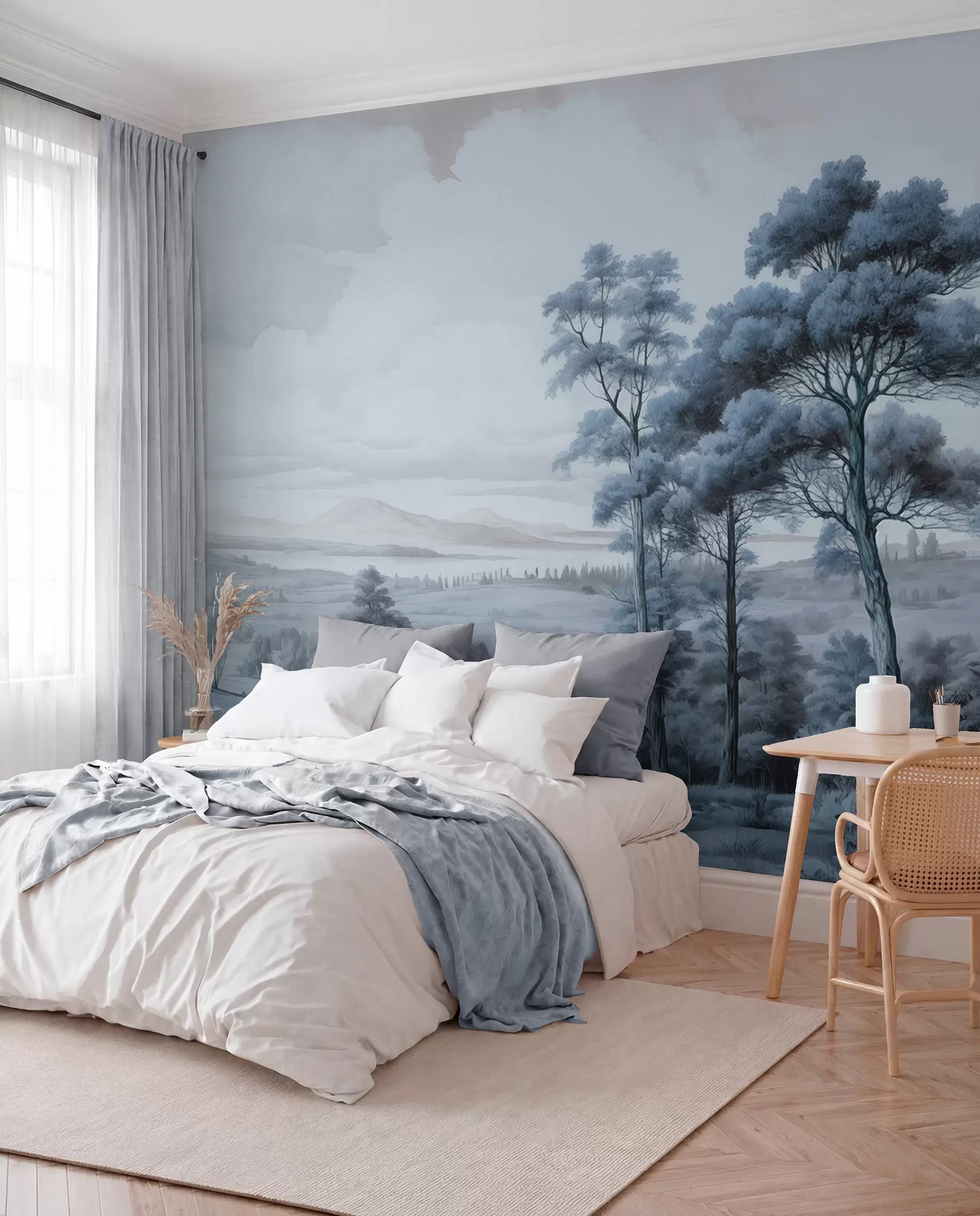 wall murals Модеран акварел пејзаж w02978v1