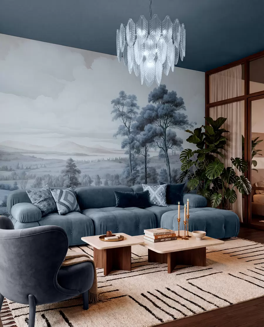 wall murals Модеран акварел пејзаж w02978v1