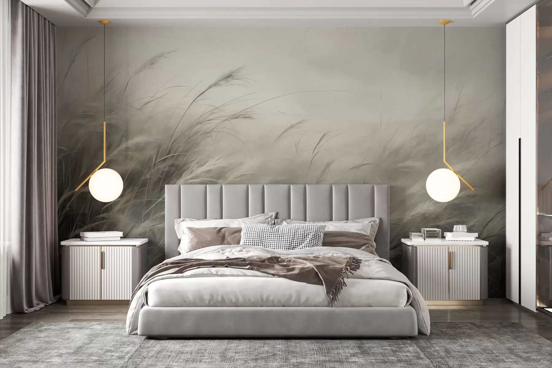 wall murals Мир у трави w02985
