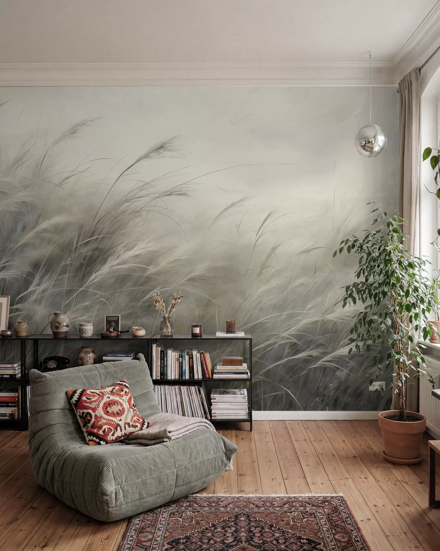 wall murals Мир у трави w02985