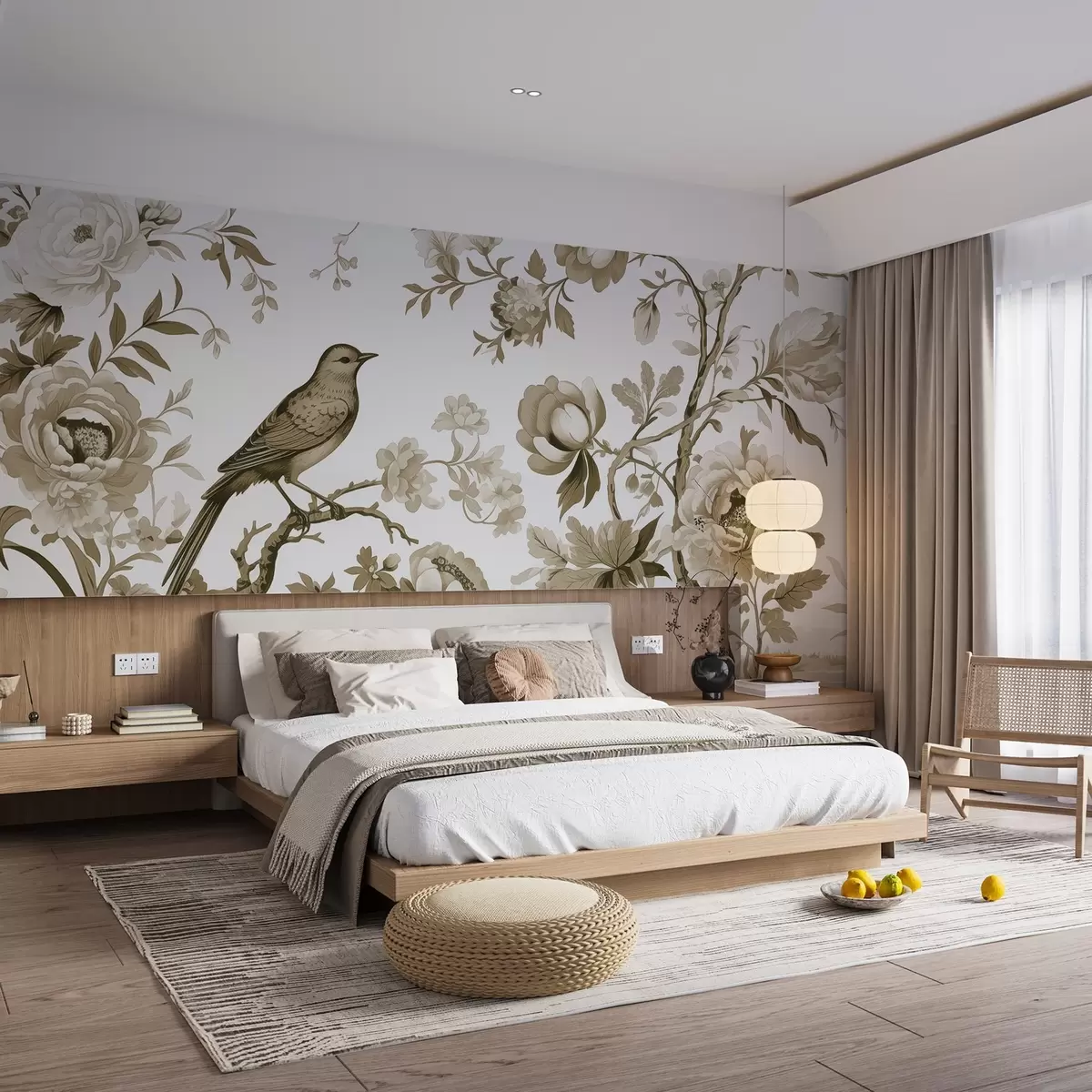wall murals Хармонија у башти w02988v3