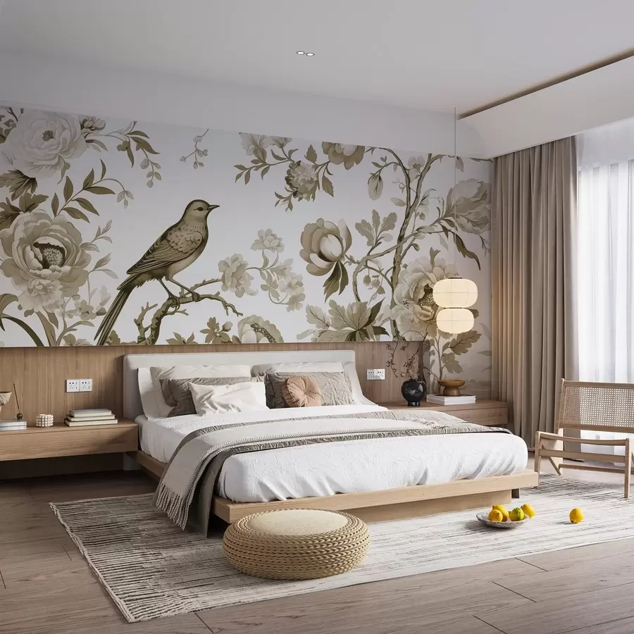 wall murals Хармонија у башти w02988v3