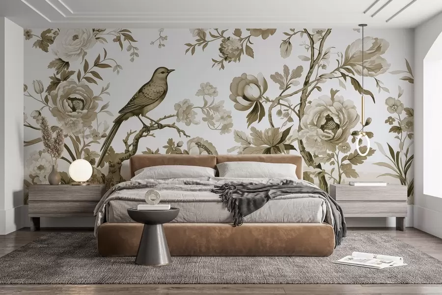 wall murals Хармонија у башти w02988v3