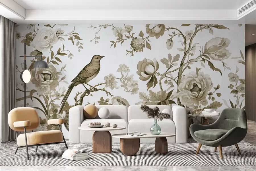 wall murals Хармонија у башти w02988v3