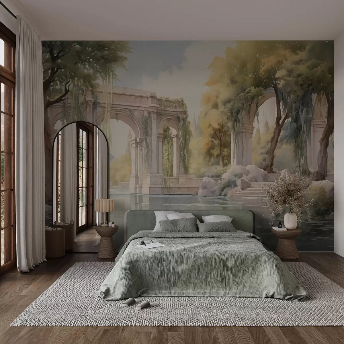 wall murals Сликани пејзаж у стилу уља w02989