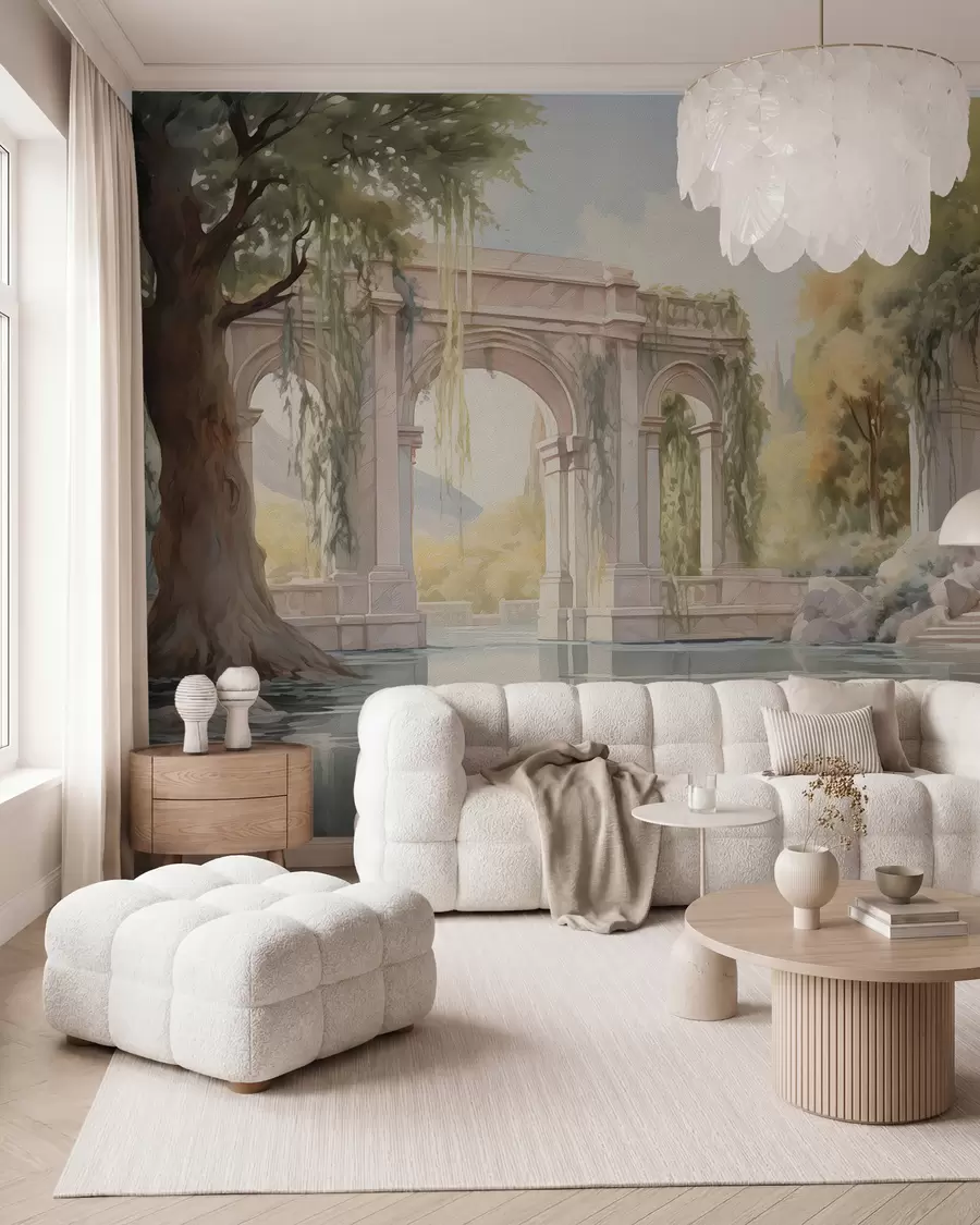 wall murals Сликани пејзаж у стилу уља w02989