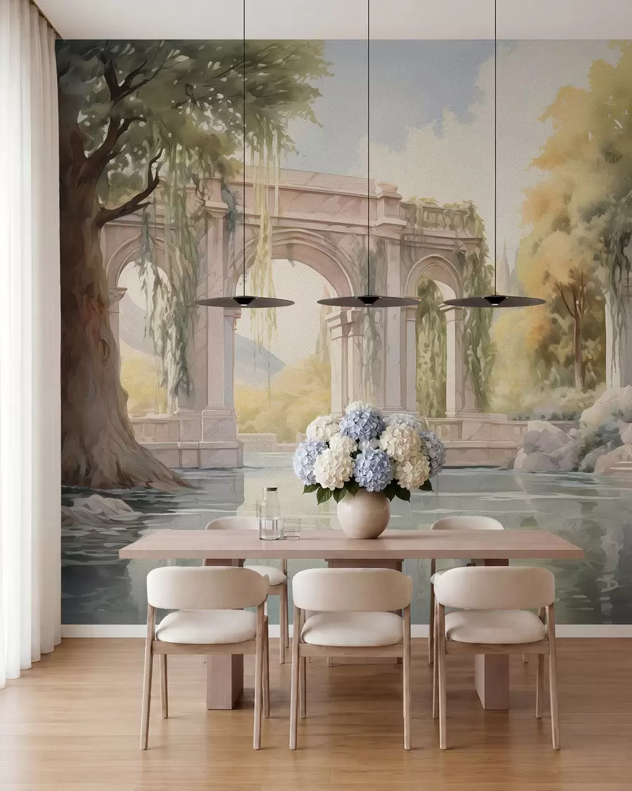 wall murals Сликани пејзаж у стилу уља w02989