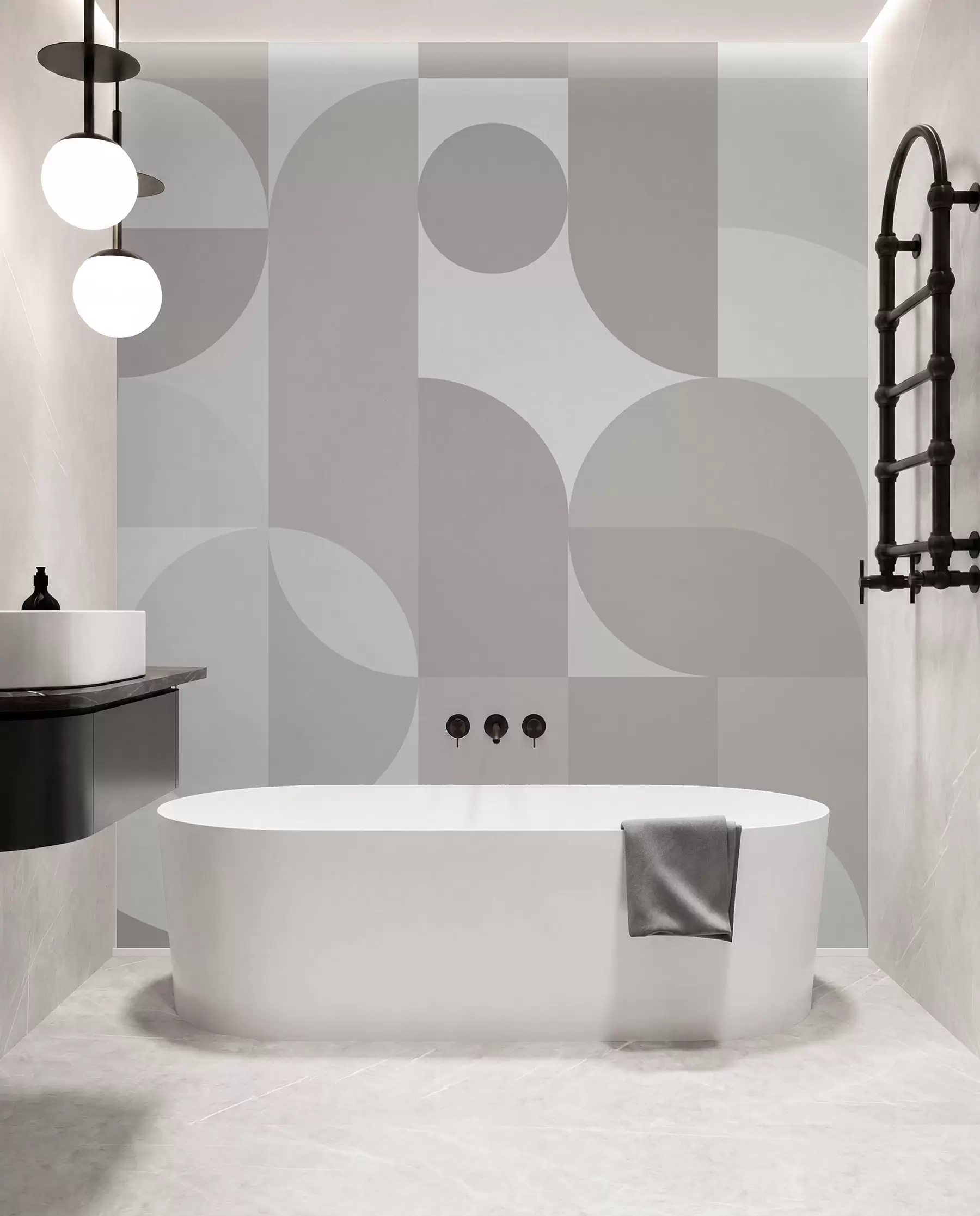 wall murals Модеран тренд геометрије w03058v1