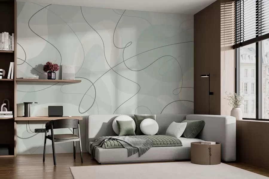 wall murals Тренд апстрактних линија и облика w03059v3