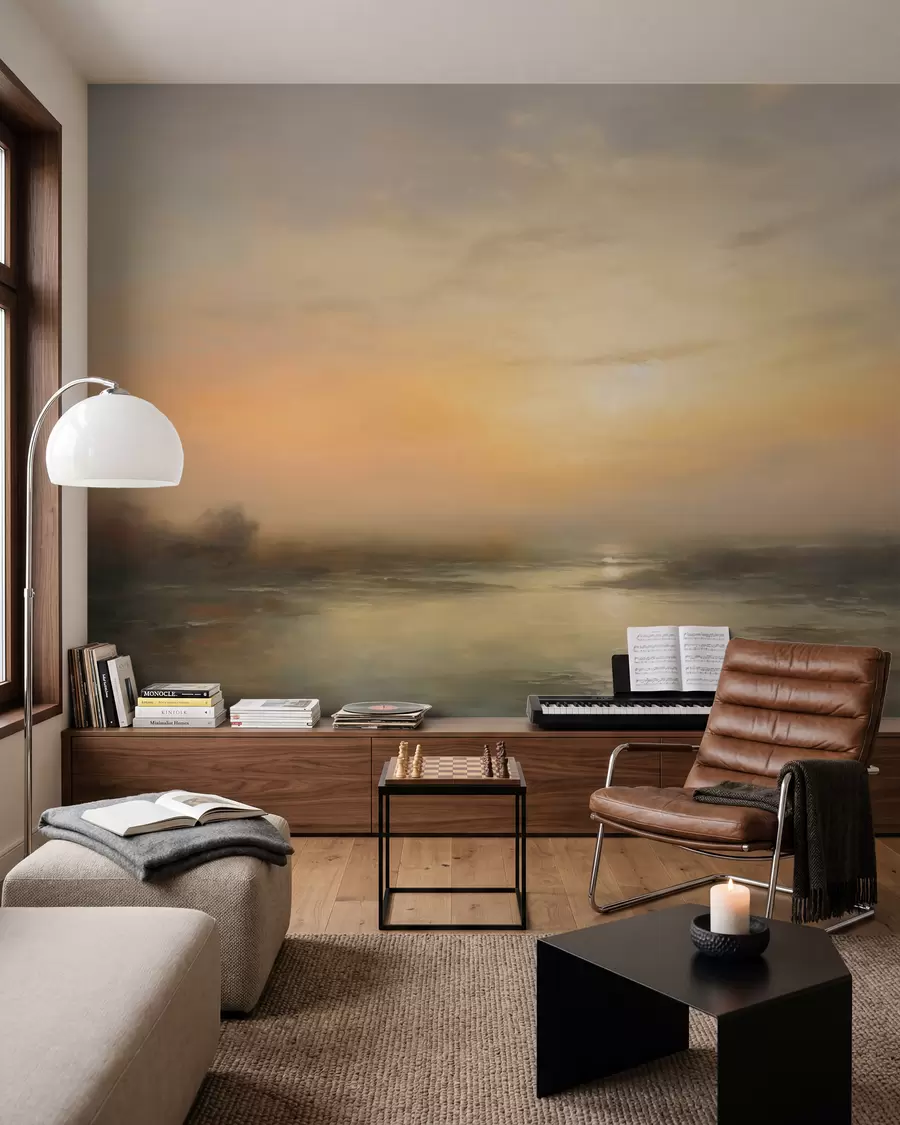 wall murals Шармантан пејзаж заласка сунца w03132