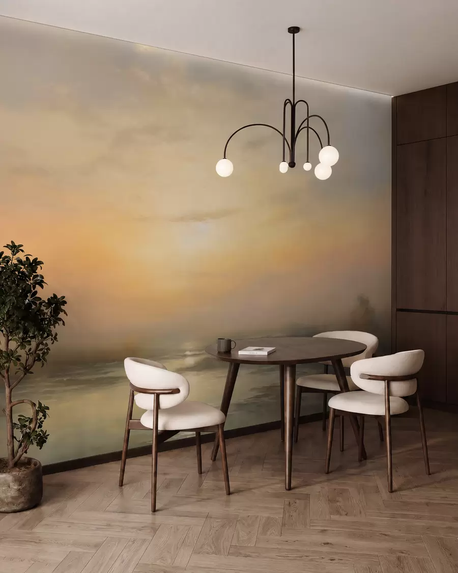 wall murals Шармантан пејзаж заласка сунца w03132