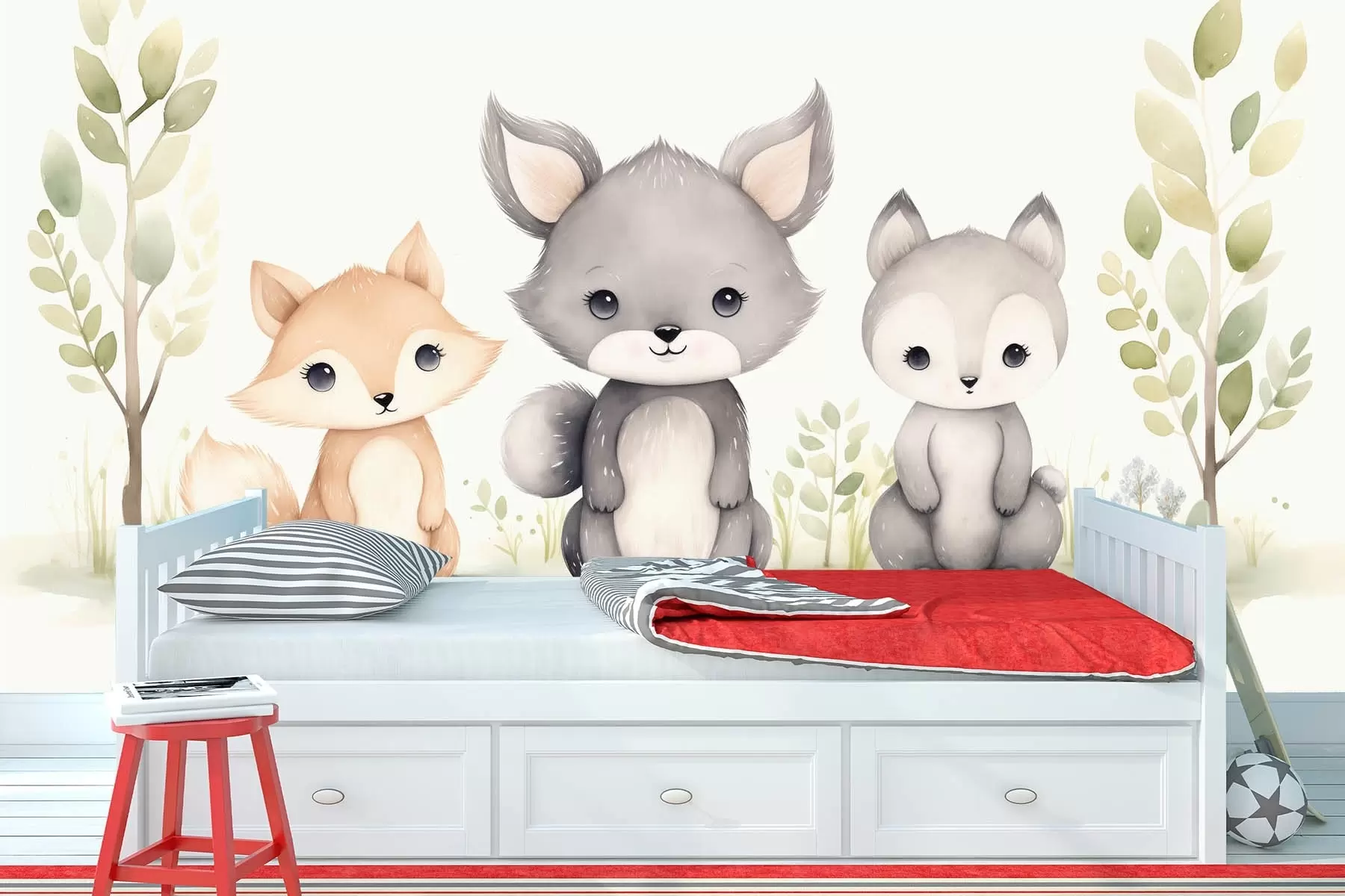 wall murals Слатке мале животиње w08839