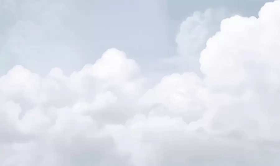 wall murals Плаво небо и облаци w03301v1