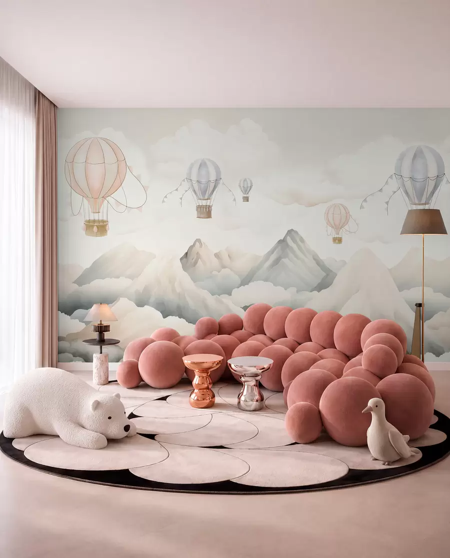 wall murals Baloni nad planinama w08853