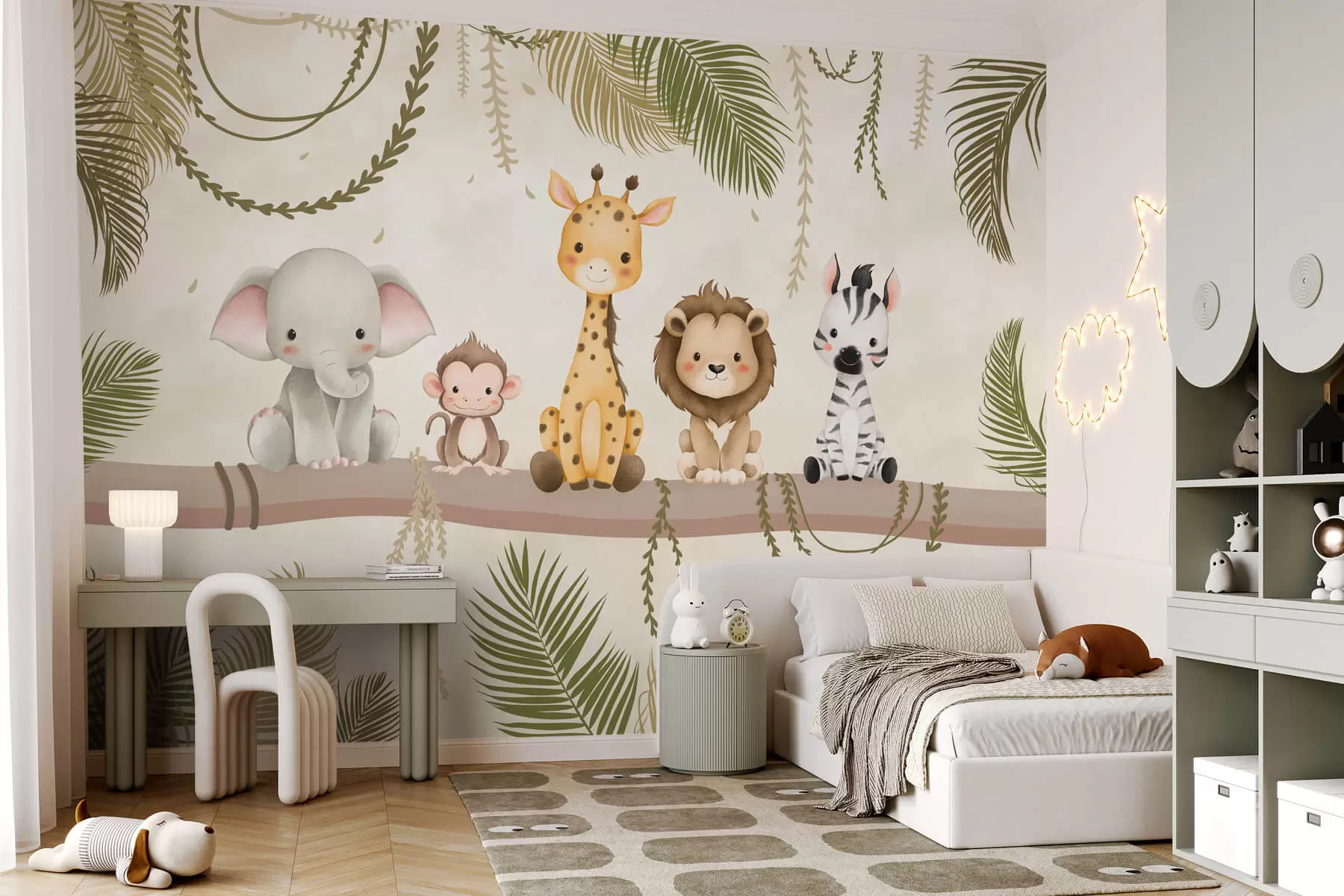 wall murals Слатке тропске животиње w03166