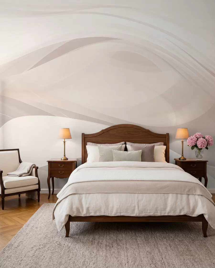 wall murals Апстрактни таласи у светлим нијансама w03236