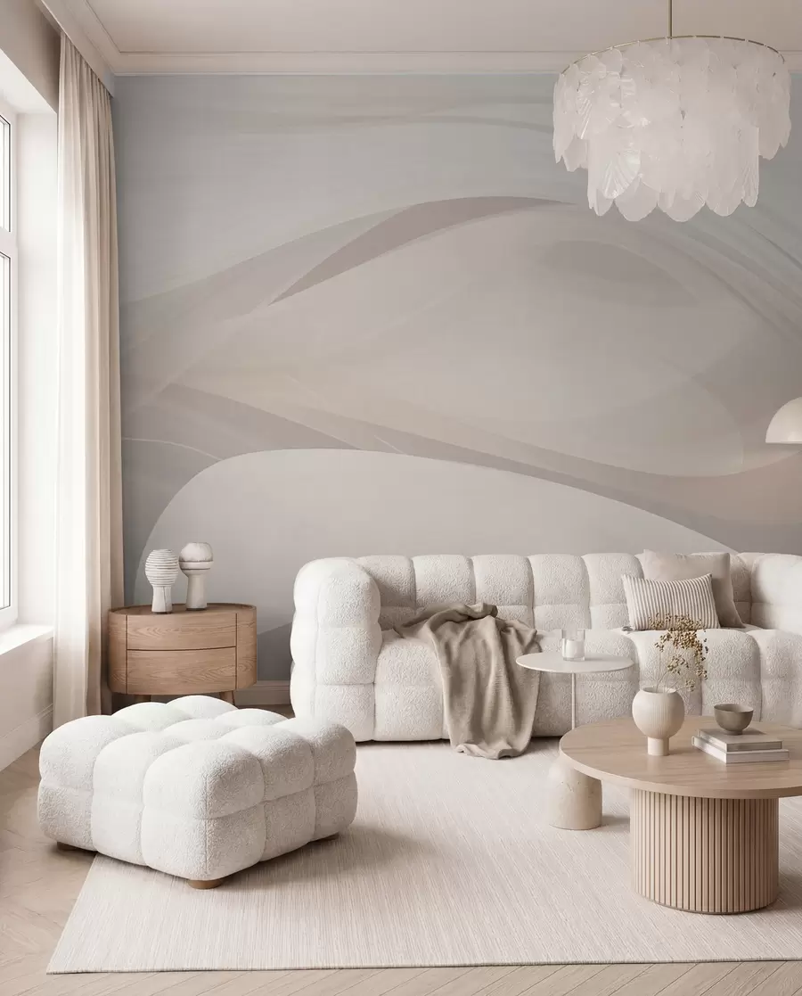 wall murals Апстрактни таласи у светлим нијансама w03236