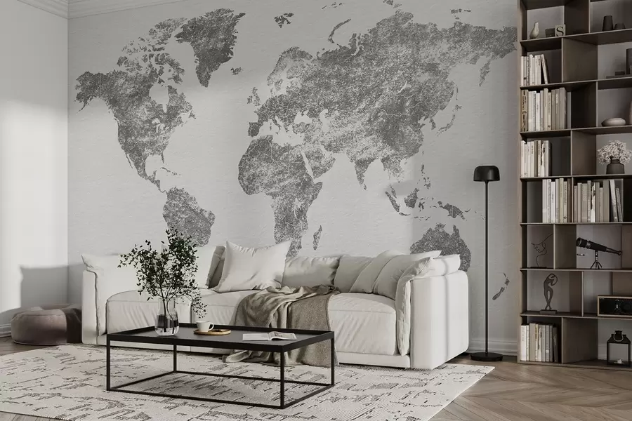 wall murals Текстурна мапа света w03312v3
