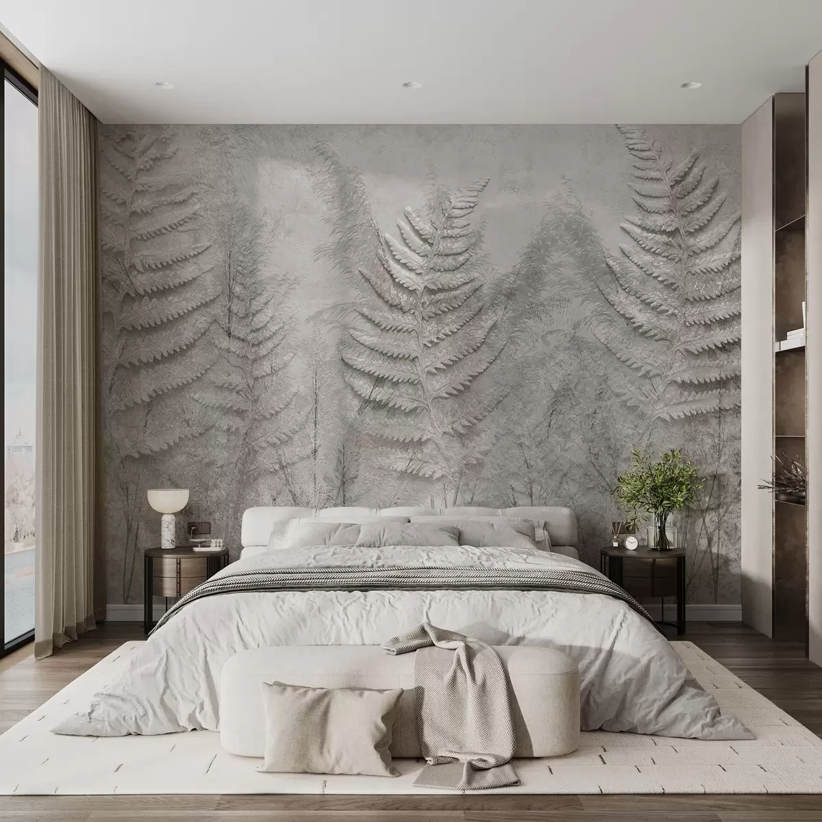 wall murals Поље берба трава w03316