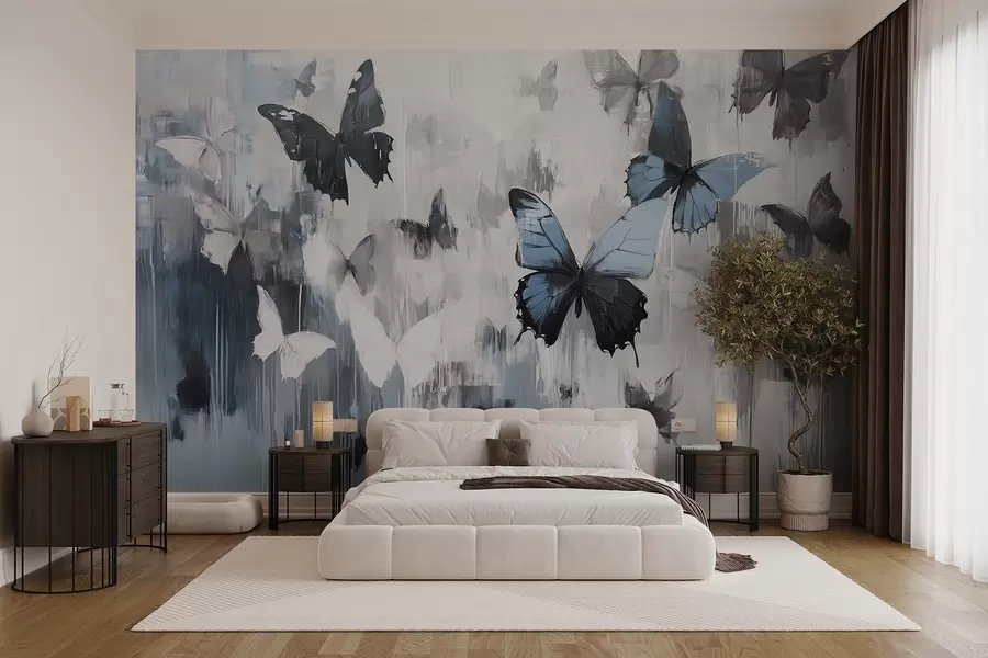 wall murals Апстрактни лептири w08924