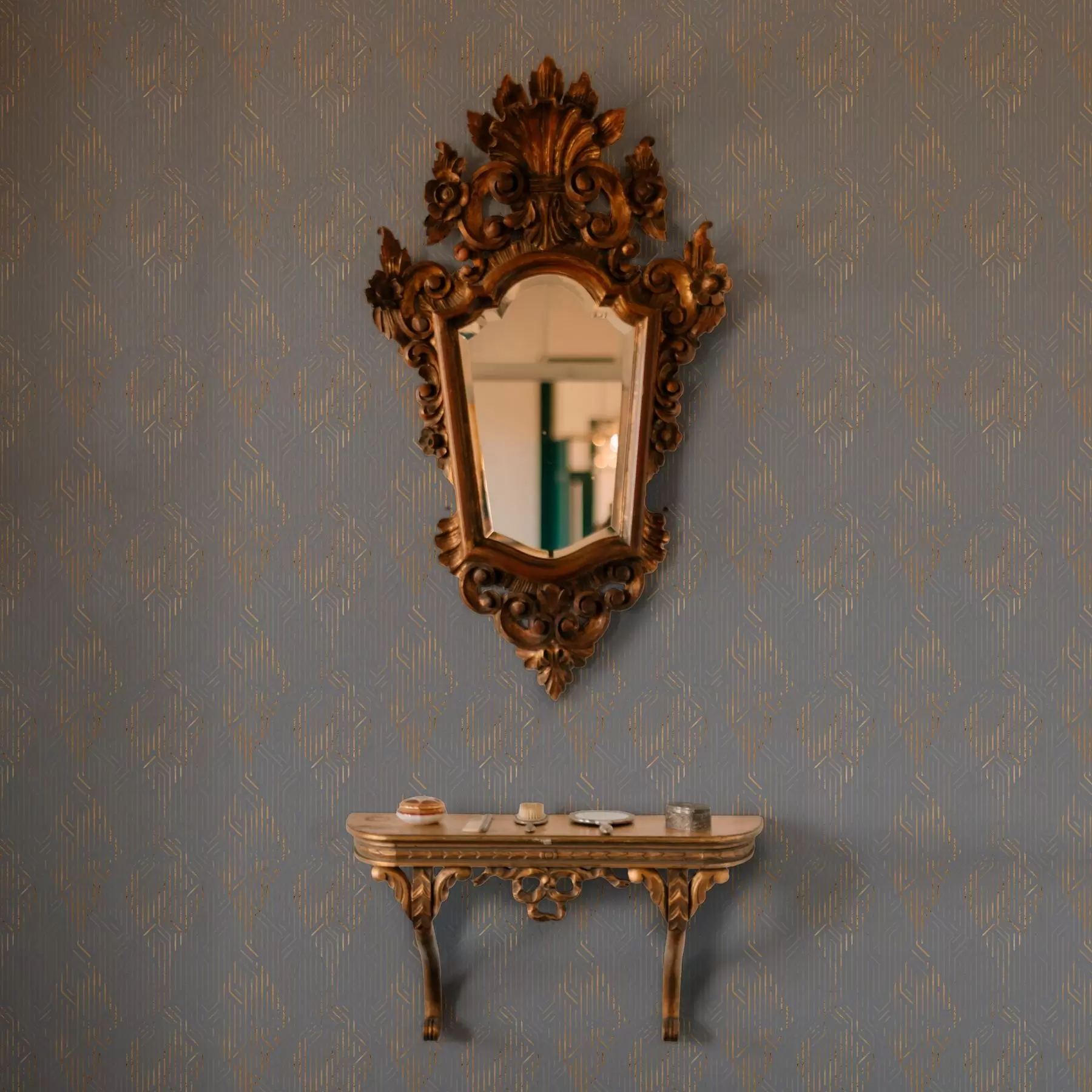 wall murals Истругани жути ромбови a00014