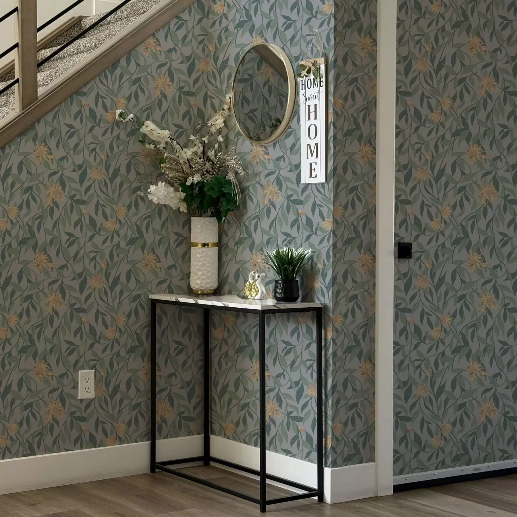 wall murals Висеће гране са жутим цветовима a00052