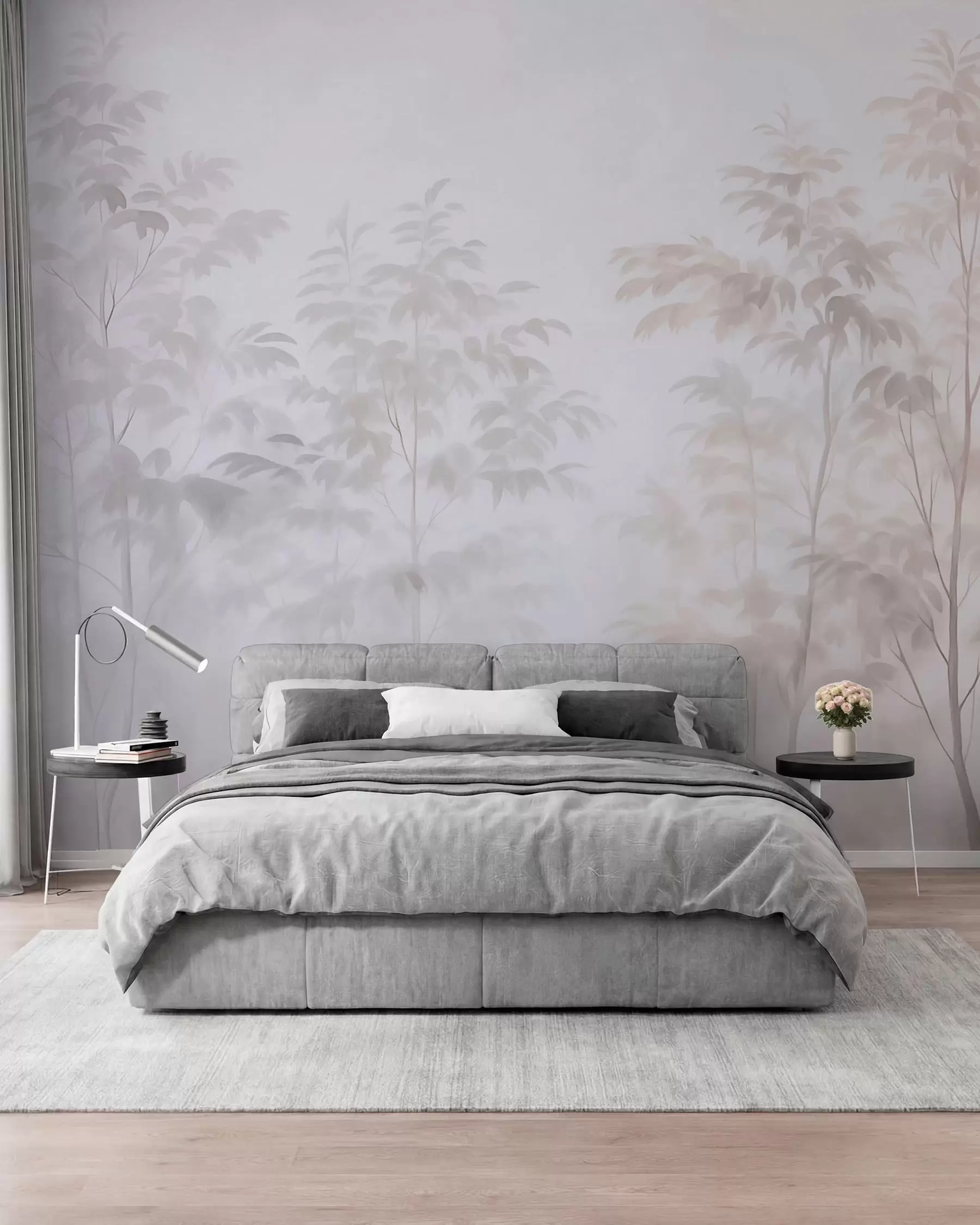 wall murals Дрвеће имитација акварела w03474v1
