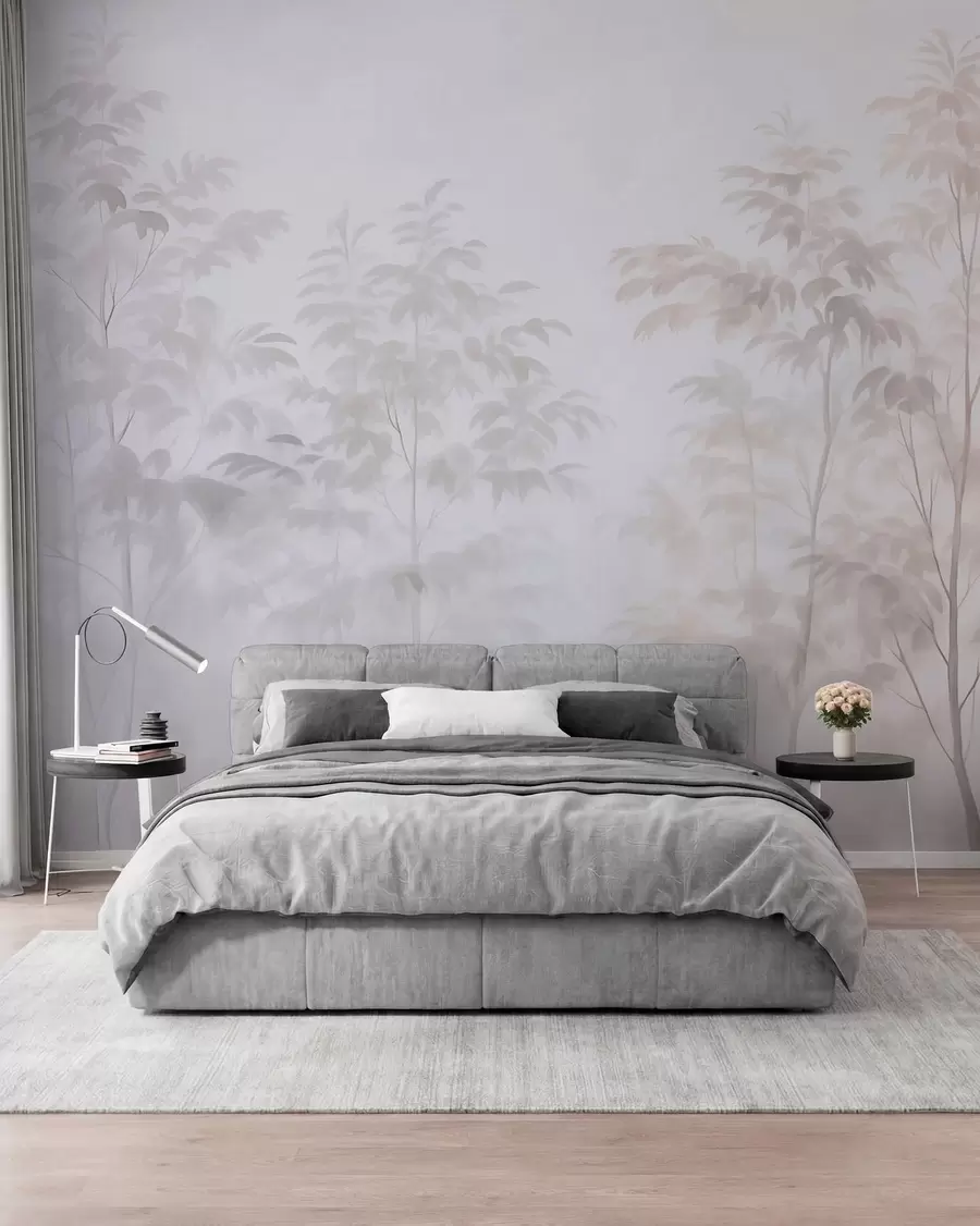 wall murals Дрвеће имитација акварела w03474v1