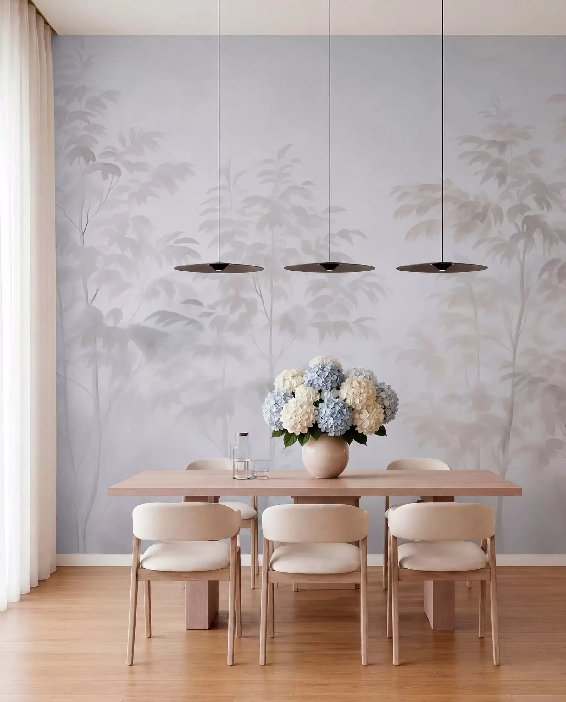 wall murals Дрвеће имитација акварела w03474v1